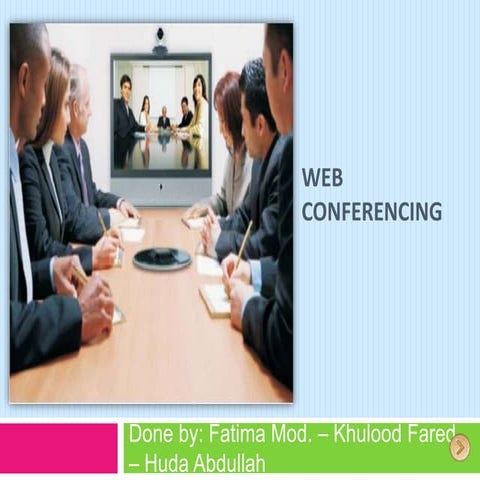 Web conferencing