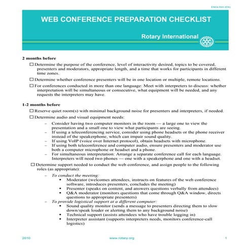 CETS 2011, Sarah Remijan, handout for Webinars Made Easy