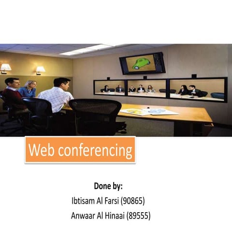Web confrencing