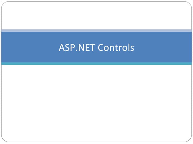 Web controls