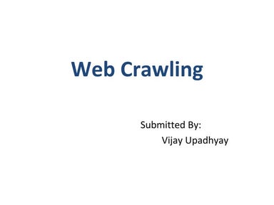 Web Crawler