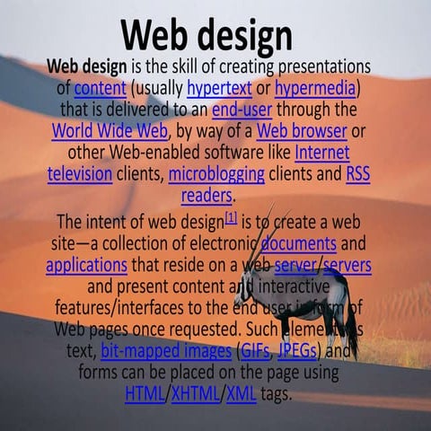 Web design