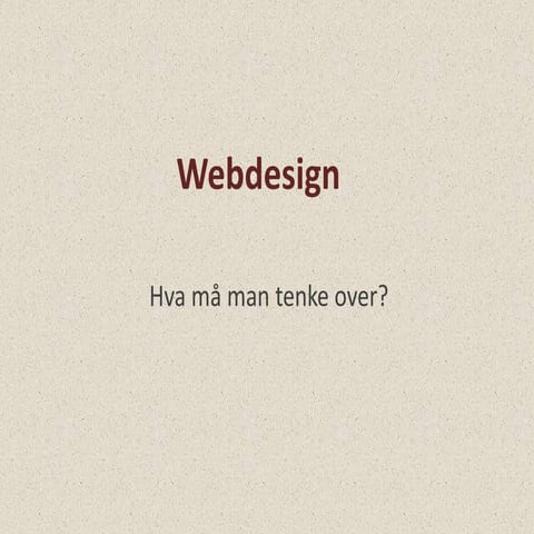 Webdesign | PPTX