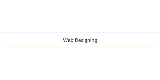 Web Designing Services 