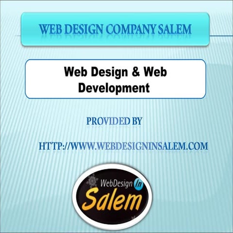 web design company salem