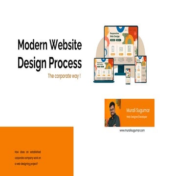Modern Web Design Process - The corporate way