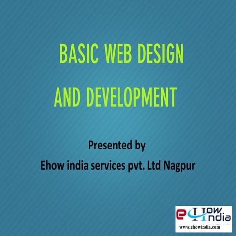 Web design and development