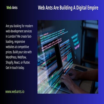 Web Design And Web Development Agency London | PPTX
