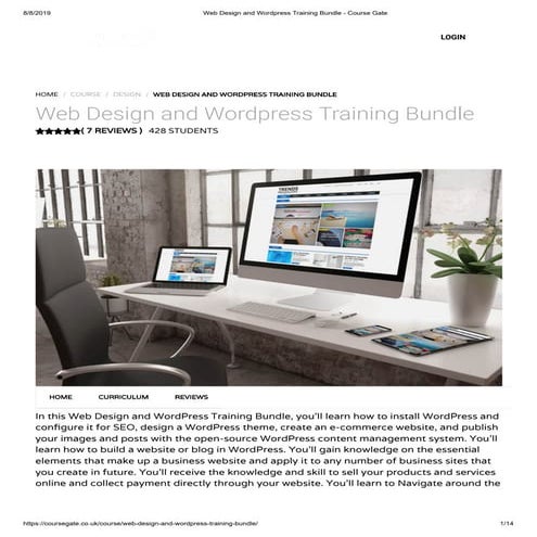 Web Design and Wordpress Training Bundle - Course Gate
