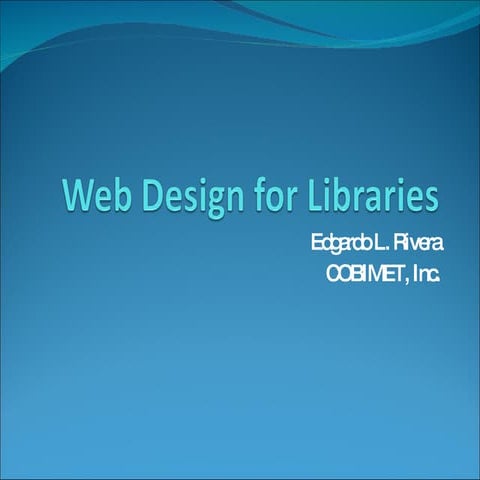 Web Design For Librarians (2)