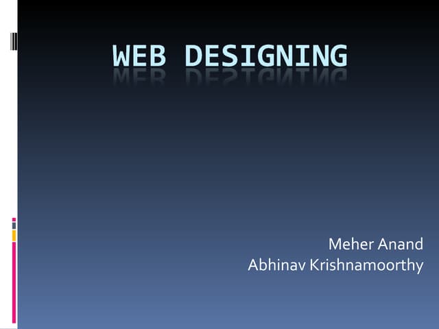 Web Designing