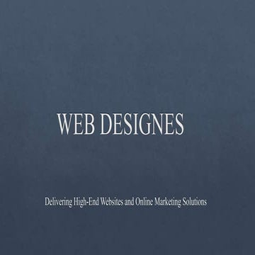 Web designing