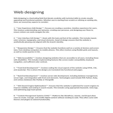 Web  designing course in chandigarh mohali