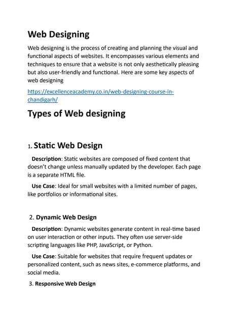 Web design principles | PPTX