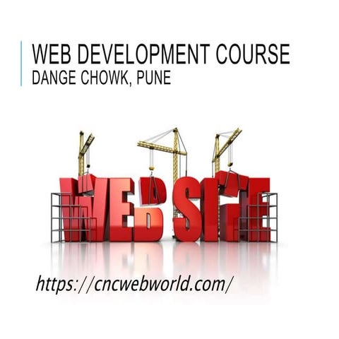web designing course institute in pune