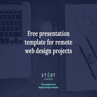 Free presentation template for web ...
