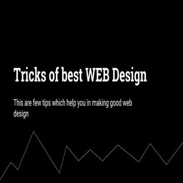 Web design presentation