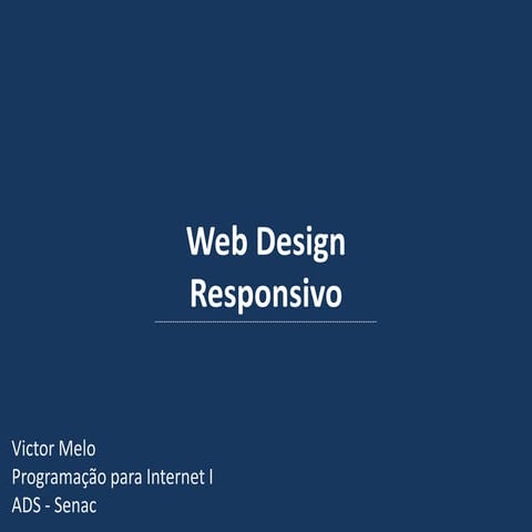 Web Design Responsivo