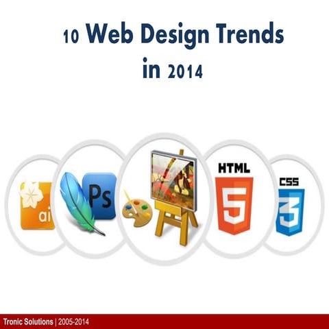 Web design trend 2010 | PPTX