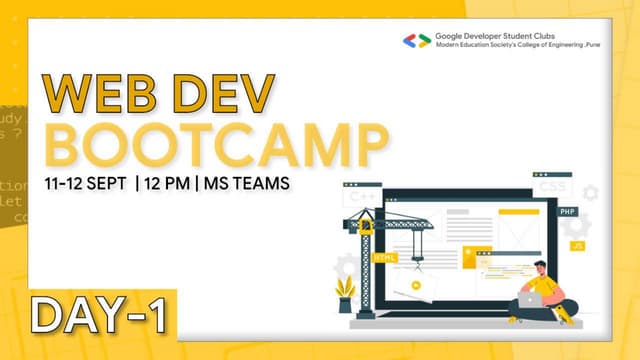 Webdev bootcamp