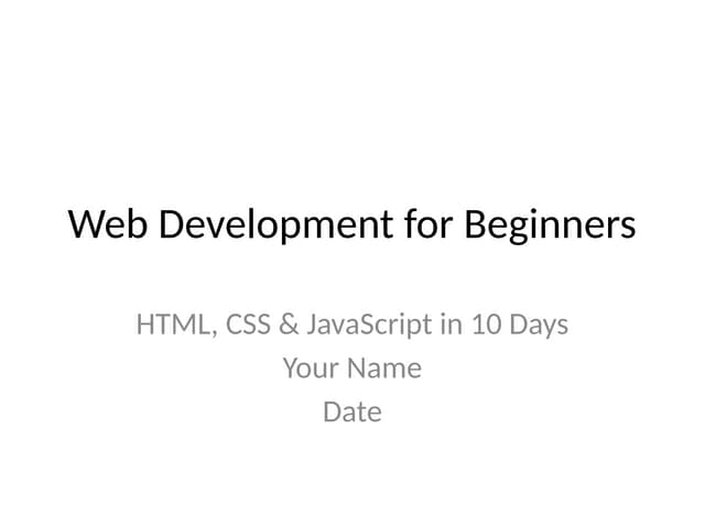 Web____Dev_____Bootcamp____Presentationn