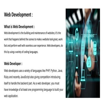 Web development | PPT