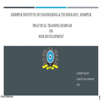 Web development | PPT