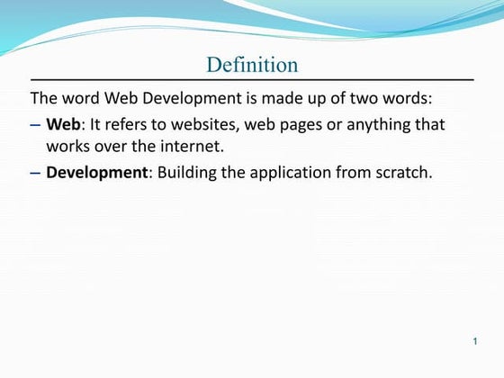 Front end web development | PPT