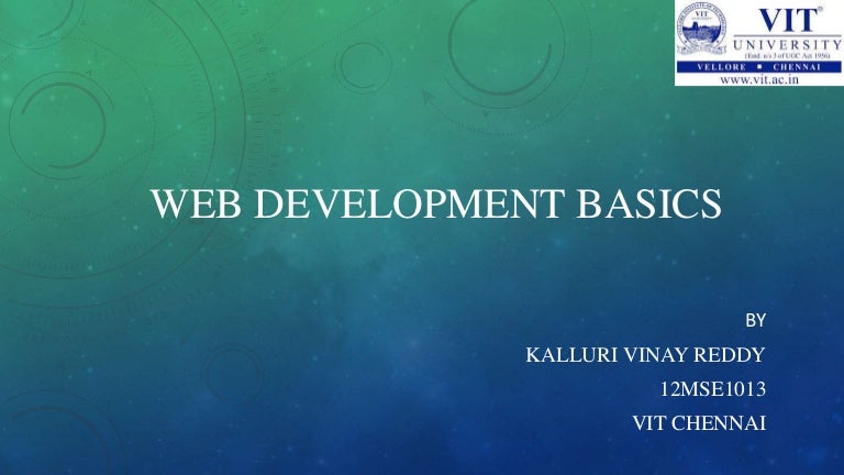 Web development basics introduction to css.