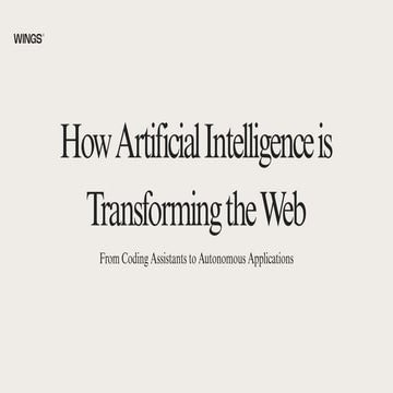 Web Development Using Artificial Intelligence Research | PPTX