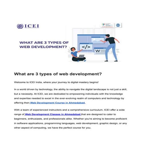 Web Development Course in Ahmedabad, Web Development Classes in Ahmedabad.pdf