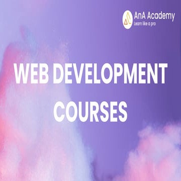 Web Development Courses | PPT