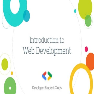 Web development intro session 2 | PPT