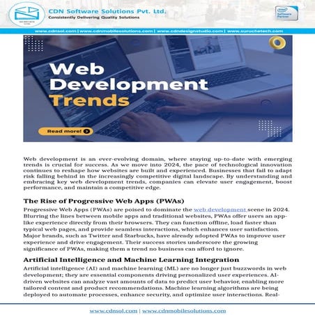 Web Development Trends You Can’t Ignore in 2024