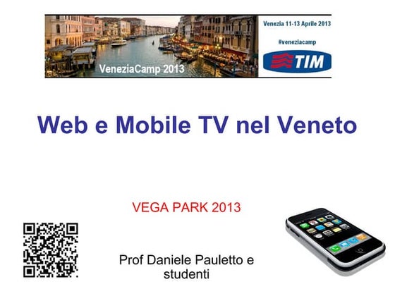 Web e mobile tv nel Veneto