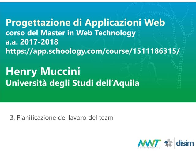 Web Engineering L3: Project Planning (3/8)