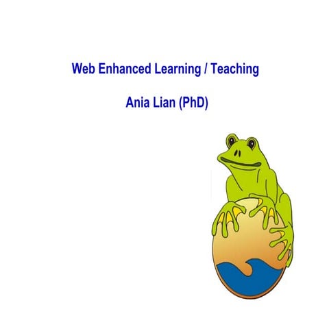 Web Enhanced Teaching