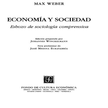 Economía y sociedad