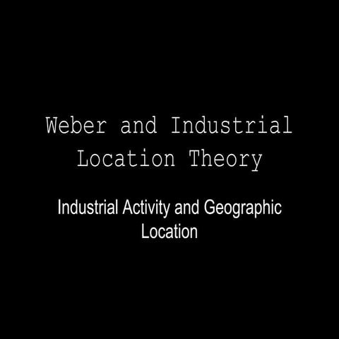 Weber notes