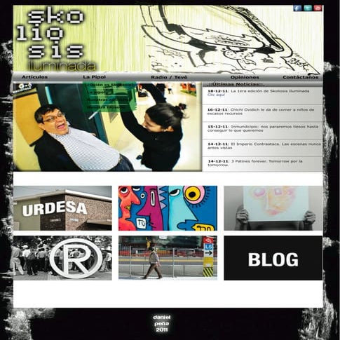 Pagina web Skoliosis Iluminada Peña