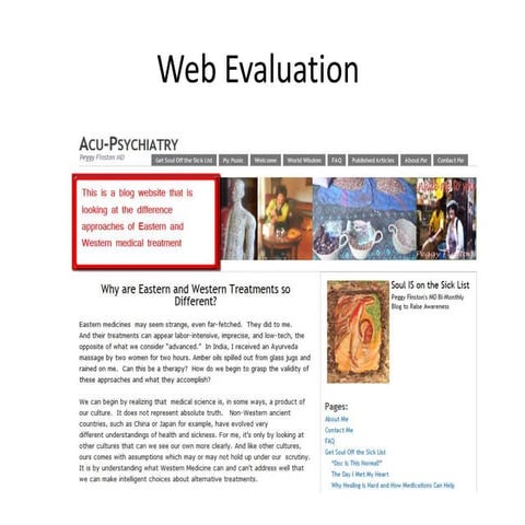 Web Evaluation Pptx