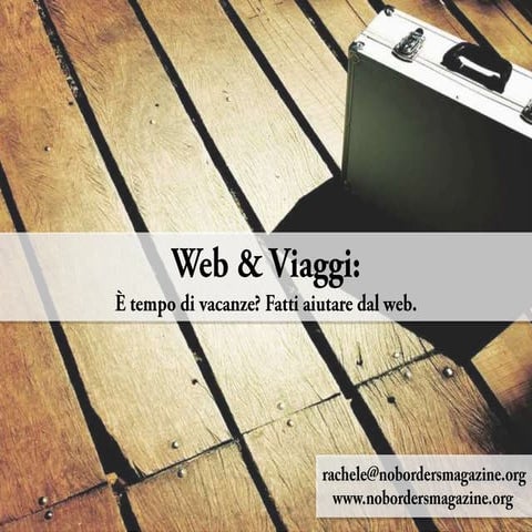 Web e viaggi: come organizzare viaggi online