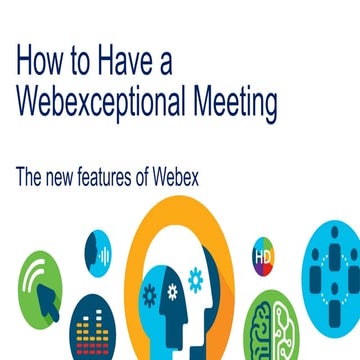 How to Have a Webexceptional Meeting