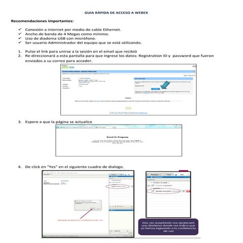 Webex guia acceso   recomendaciones