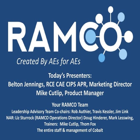 RAMCO AMS Presentation