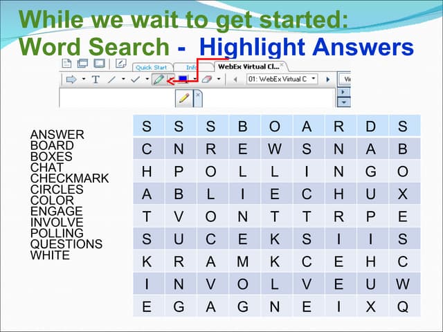 WebEx Virtual Interactive Classroom