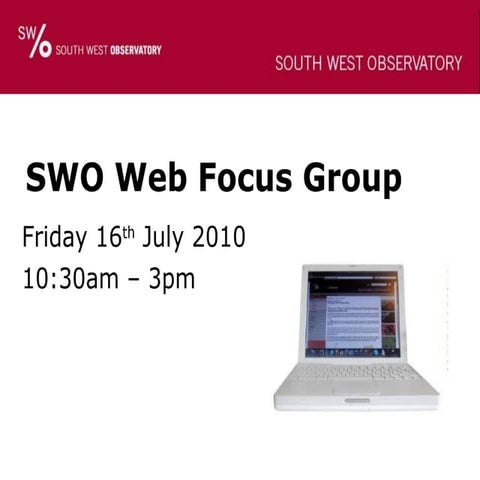 Web Focus Group