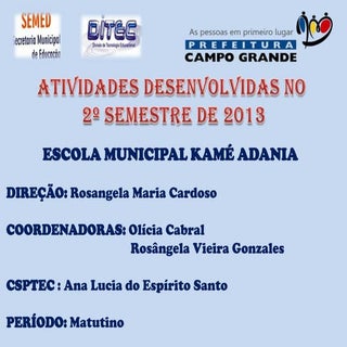 WEBFÓLIO_KAMÉ ADANIA_2ºSEM_2013
