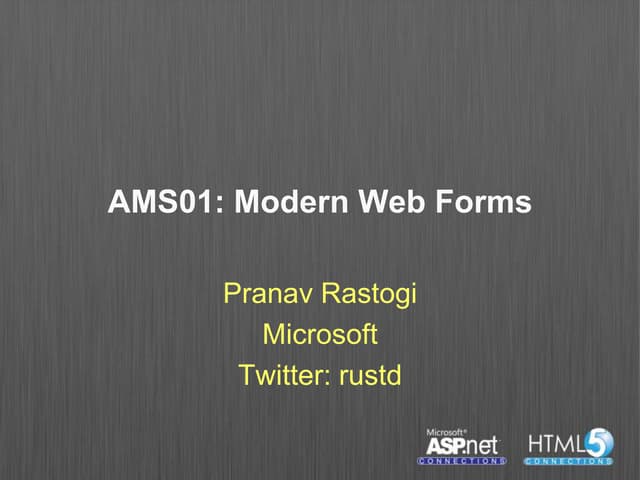Web forms