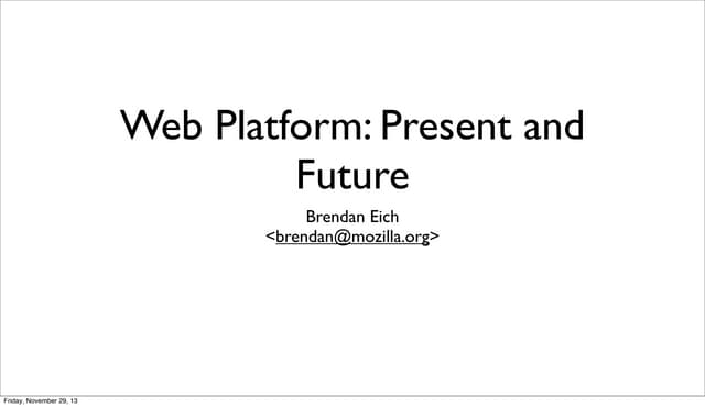 Web futures